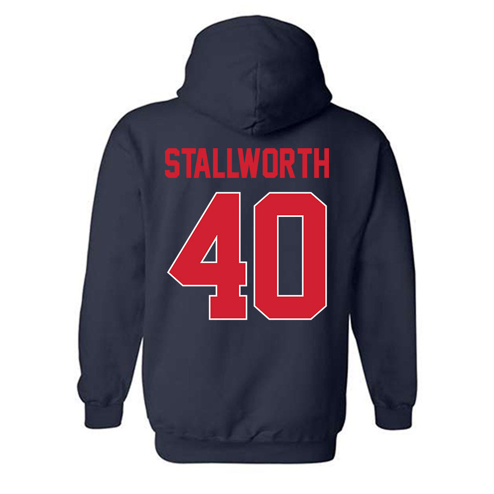 Ole Miss - NCAA Football : Micah Stallworth - Hooded Sweatshirt-3