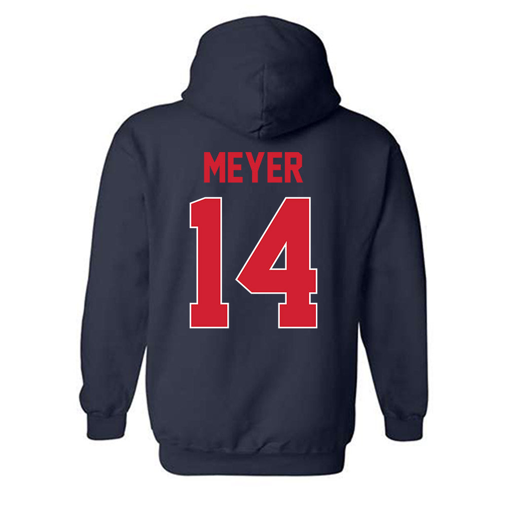 Ole Miss - NCAA Women's Volleyball : Shayla Meyer - Hooded Sweatshirt-1