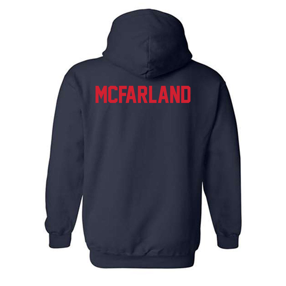 Ole Miss - NCAA Women's Track & Field : Katie McFarland - Hooded Sweatshirt-1