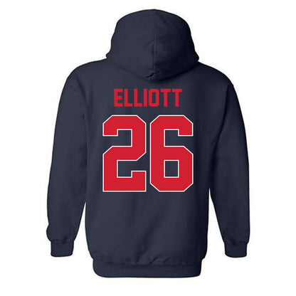 Ole Miss - NCAA Baseball : Hunter Elliott - Hooded Sweatshirt-1