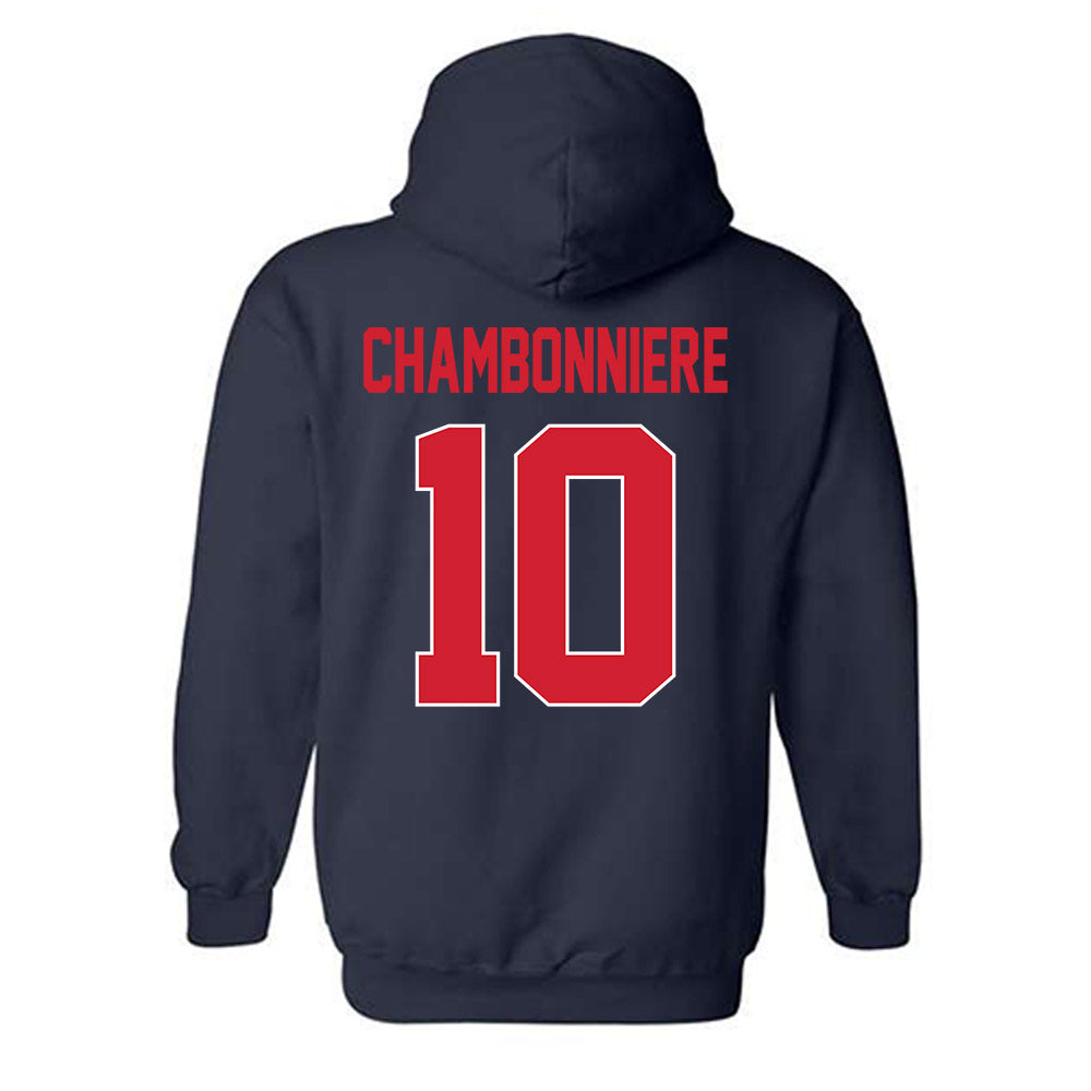 Ole Miss - NCAA Men's Tennis : Matthieu Chambonniere - Hooded Sweatshirt-1