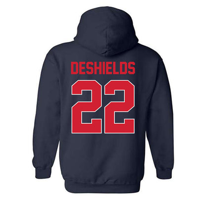 Ole Miss - NCAA Women's Basketball : Denim DeShields - Hooded Sweatshirt-1