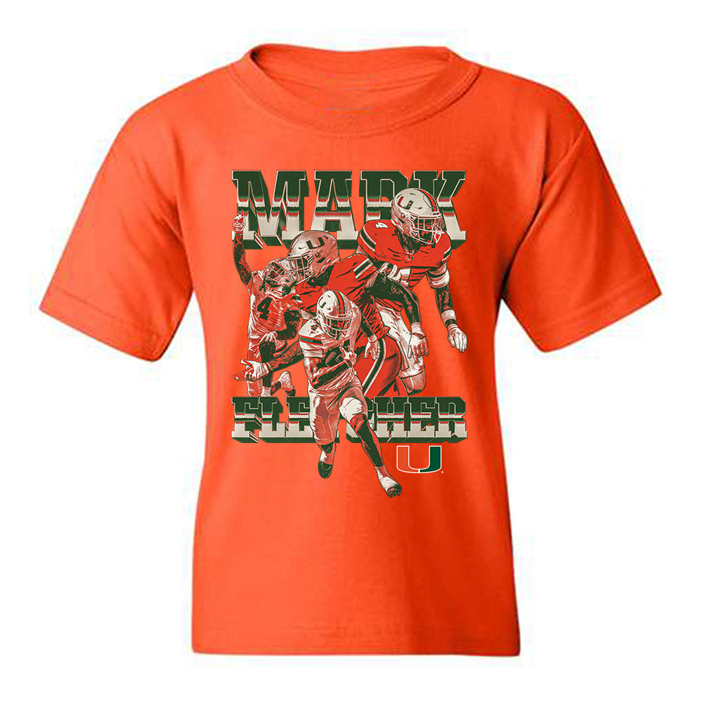 Miami - NCAA Football : Mark Fletcher - Youth T-Shirt