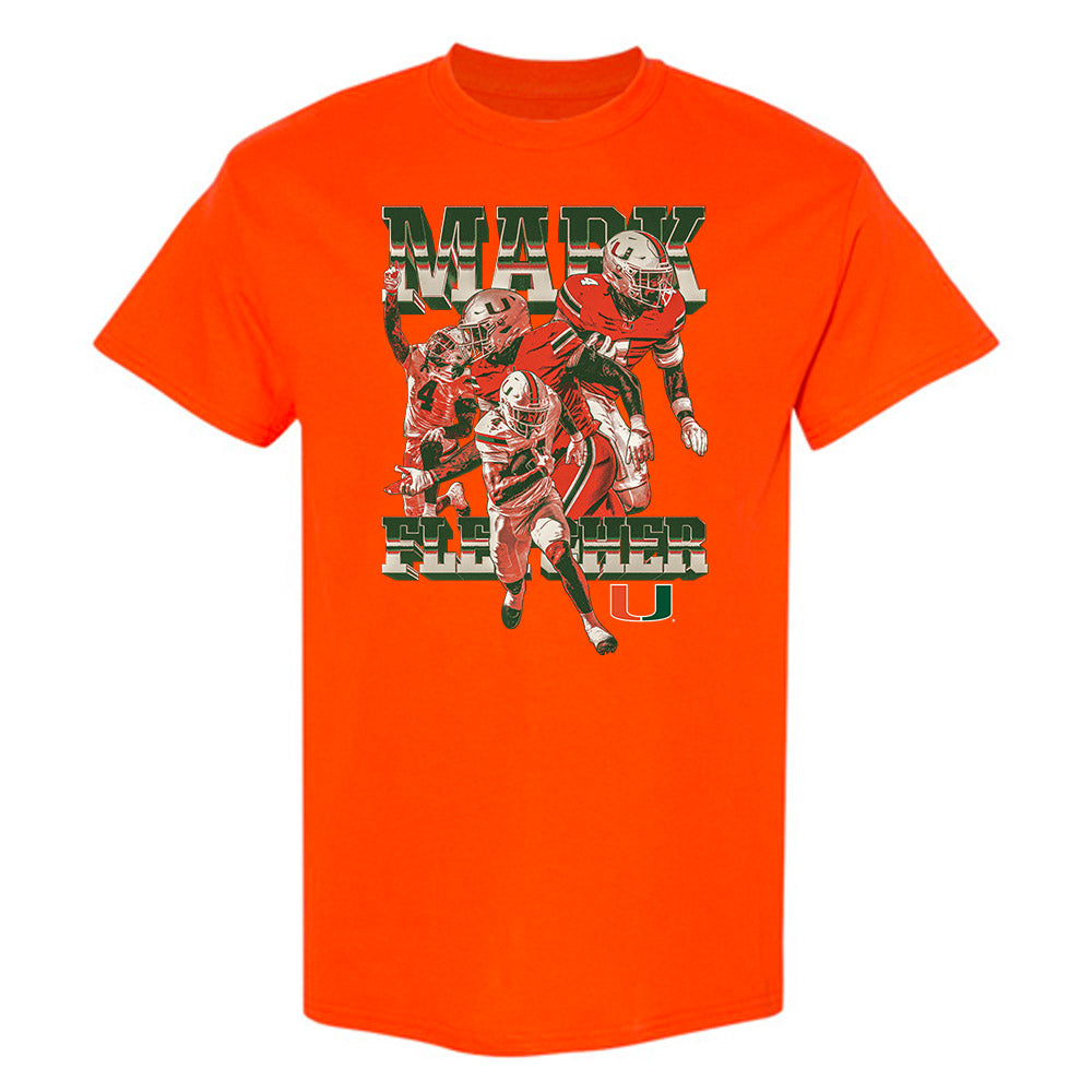 Miami - NCAA Football : Mark Fletcher - T-Shirt