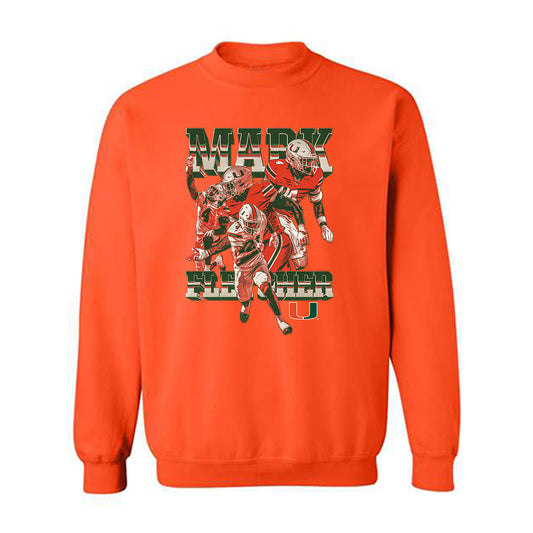 Miami - NCAA Football : Mark Fletcher - Crewneck Sweatshirt