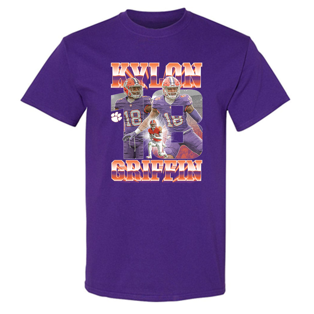 Clemson - NCAA Football : Kylon Griffin - Player Collage T-Shirt