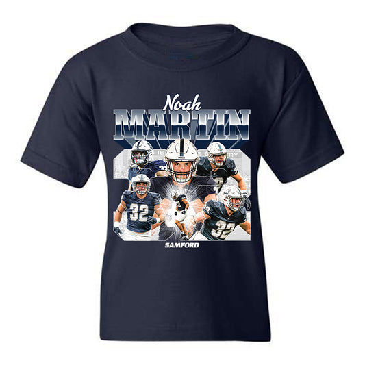 Samford - NCAA Football : Noah Martin - Player Collage Youth T-Shirt