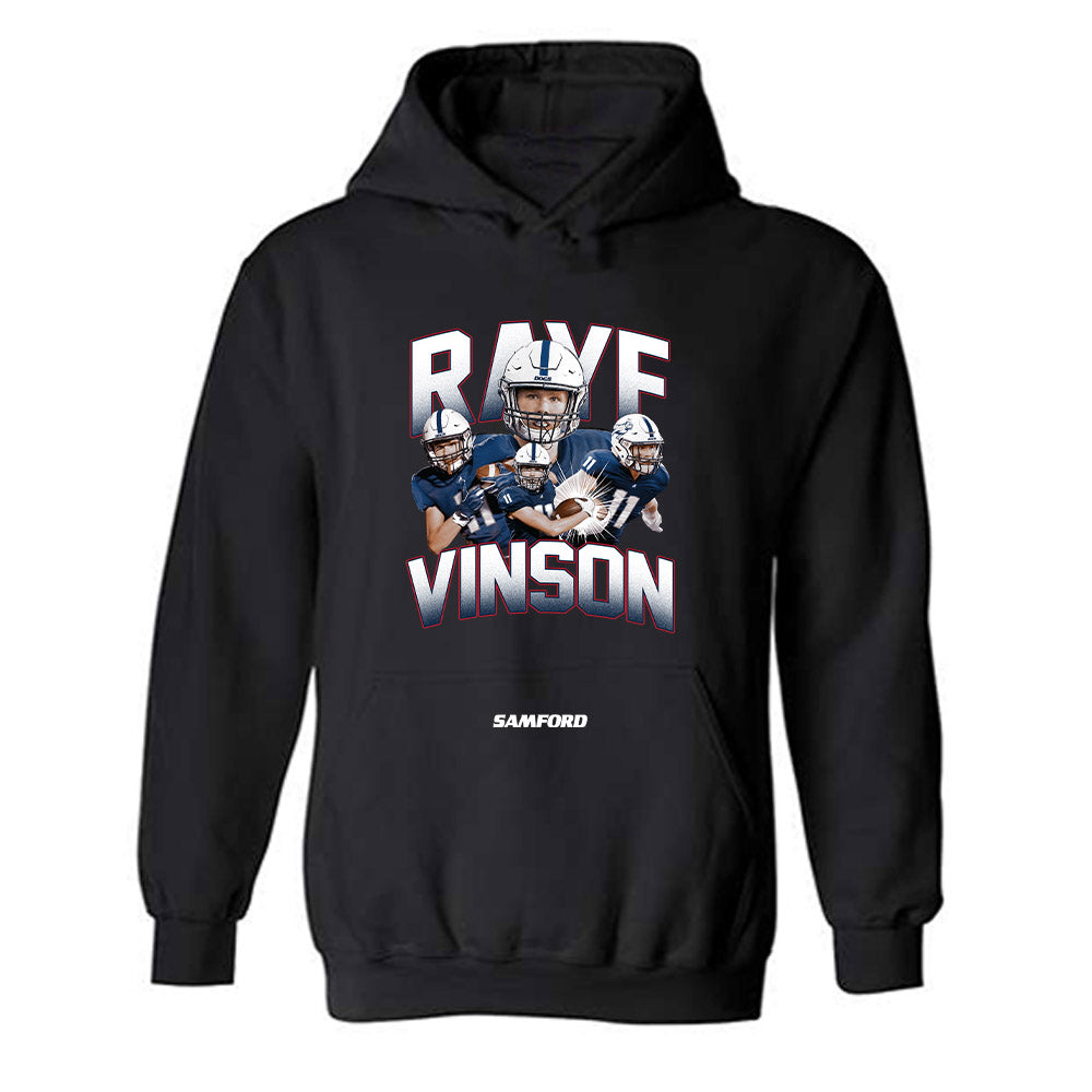 Samford - NCAA Football : Rayf Vinson - Player Collage Hooded Sweatshirt