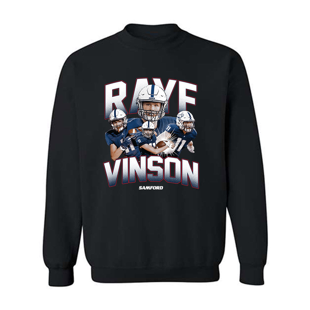 Samford - NCAA Football : Rayf Vinson - Player Collage Crewneck Sweatshirt