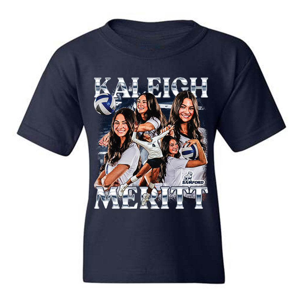 Samford - NCAA Women's Volleyball : Kaleigh Meritt - Player Collage Youth T-Shirt