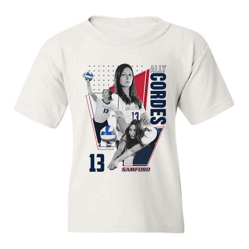 Samford - NCAA Women's Volleyball : Ally Cordes - Player Collage Youth T-Shirt