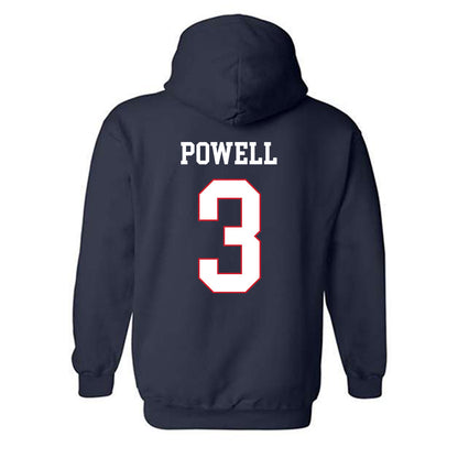 Fresno State - NCAA Women's Basketball : Danae Powell - Generic Shersey Hooded Sweatshirt