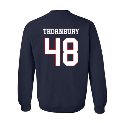 Fresno State - NCAA Baseball : Wyatt Thornbury - Generic Shersey Crewneck Sweatshirt-1