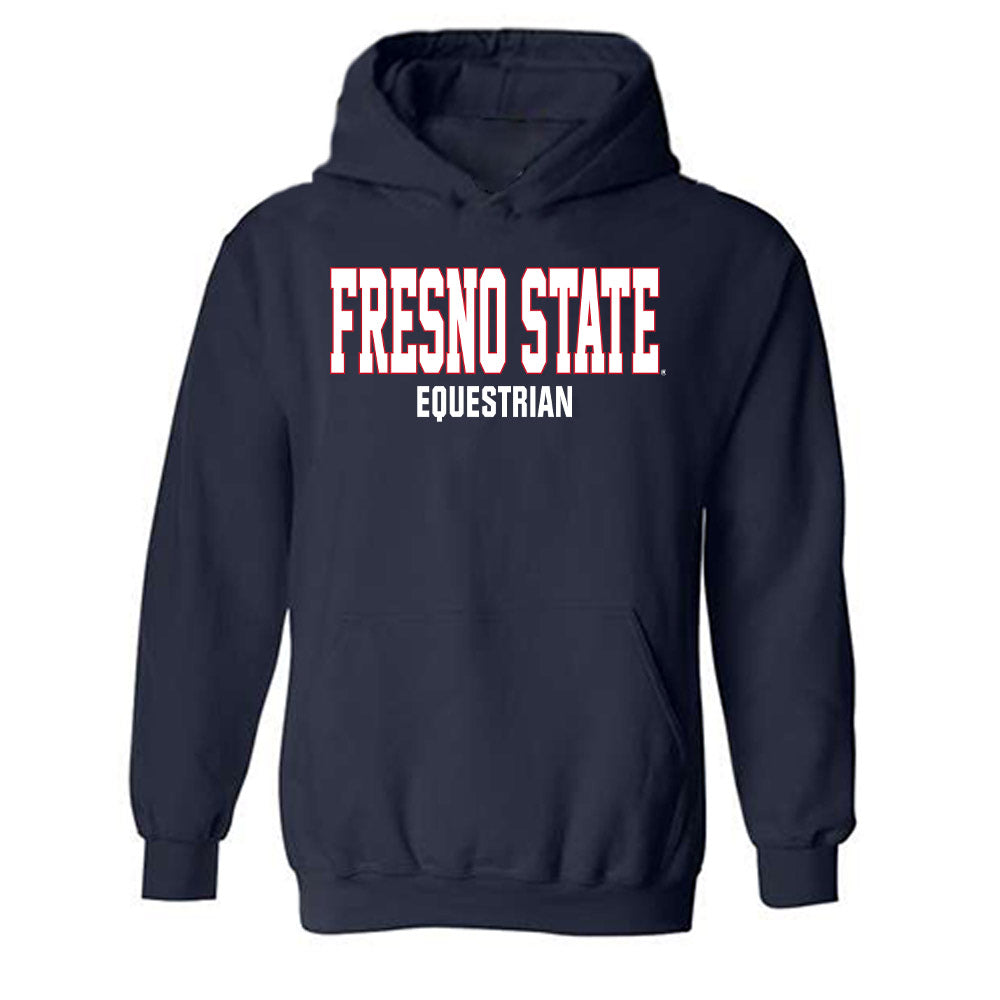 Fresno State - NCAA Equestrian : Emma Hanson - Generic Shersey Hooded Sweatshirt-0