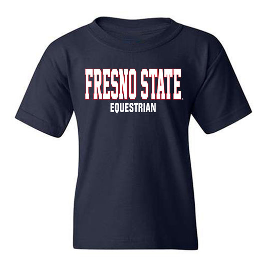 Fresno State - NCAA Equestrian : Maya Douglas - Generic Shersey Youth T-Shirt-0