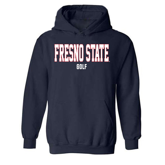 Fresno State - NCAA Men's Golf : Akira Ransi - Generic Shersey Hooded Sweatshirt-0