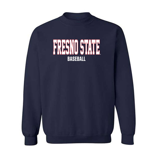 Fresno State - NCAA Baseball : Wyatt Thornbury - Generic Shersey Crewneck Sweatshirt-0