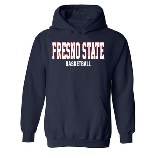 Fresno State - NCAA Men's Basketball : Mykell Robinson - Hooded Sweatshirt