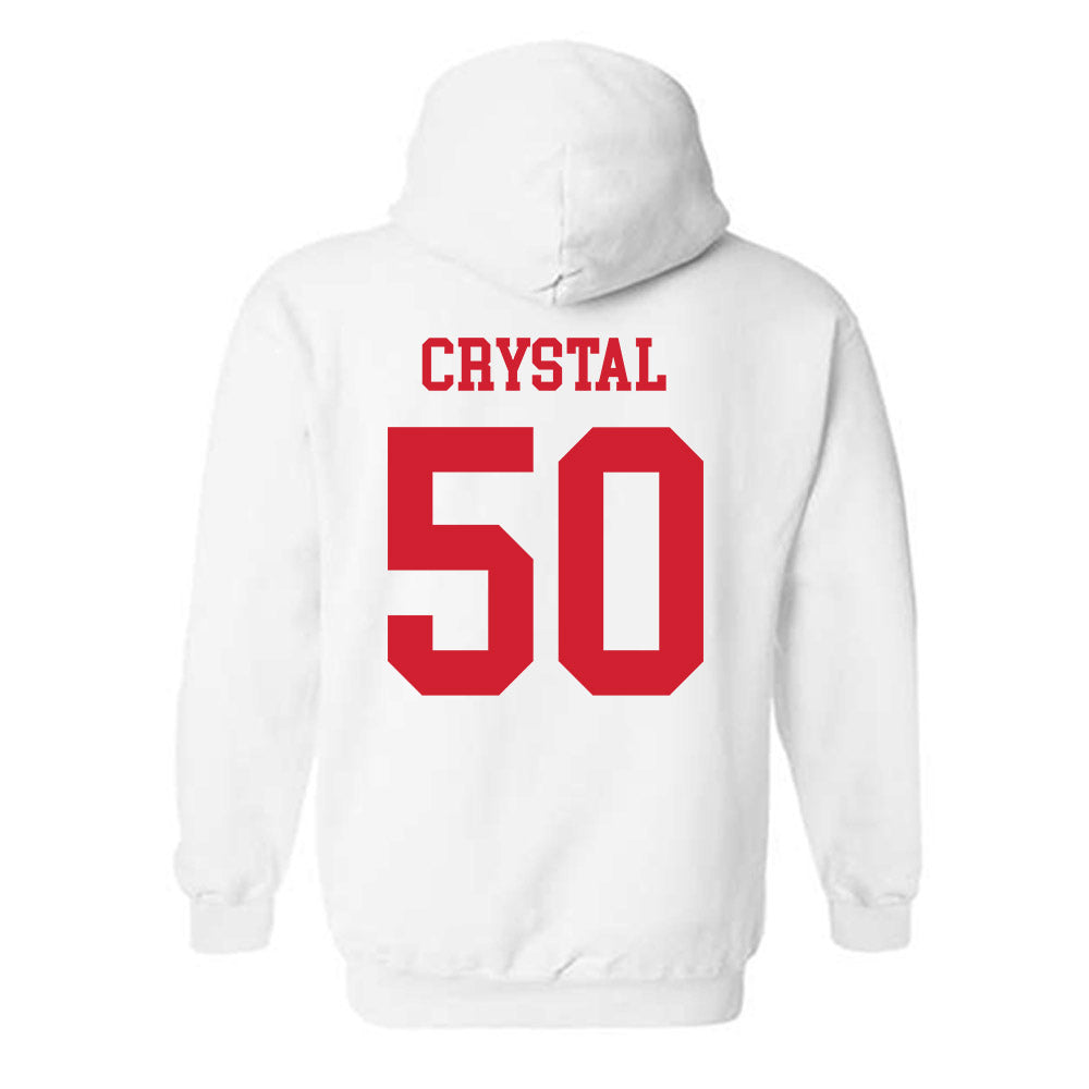 Fresno State - NCAA Baseball : Douglas Crystal - Generic Shersey Hooded Sweatshirt-1
