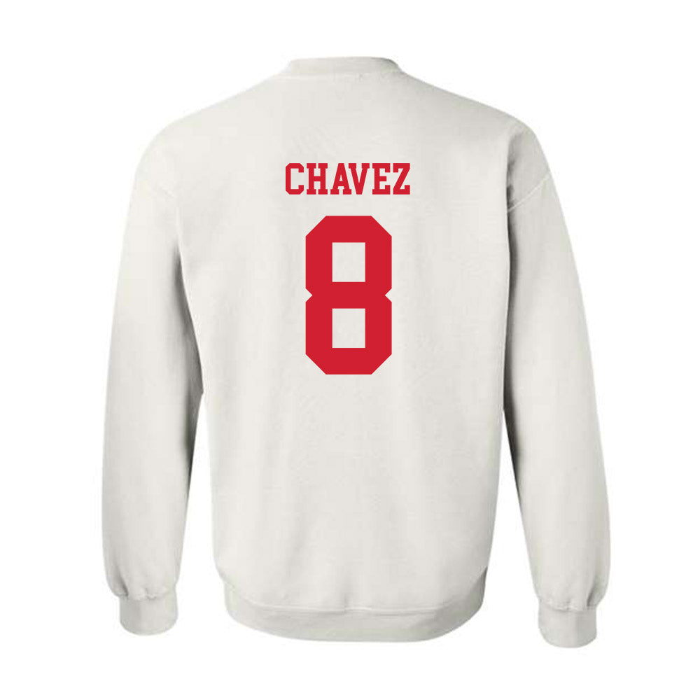 Fresno State - NCAA Women's Basketball : Morelia Chavez - Generic Shersey Crewneck Sweatshirt-1