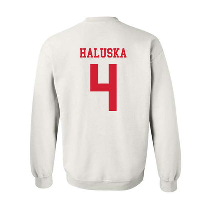 Fresno State - NCAA Women's Volleyball : Addison Haluska - Generic Shersey Crewneck Sweatshirt-1