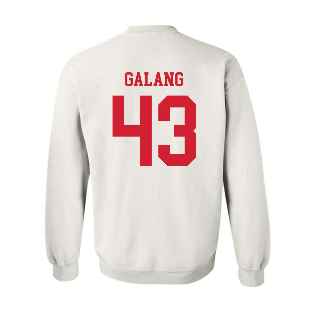 Fresno State - NCAA Baseball : Jared Galang - Generic Shersey Crewneck Sweatshirt-1