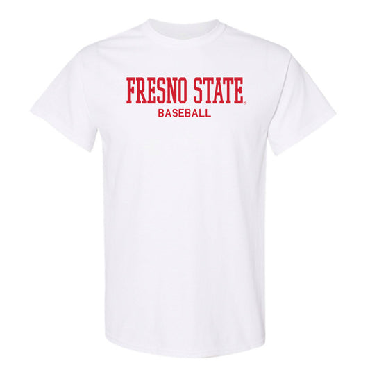 Fresno State - NCAA Baseball : Wyatt Thornbury - Generic Shersey T-Shirt-0