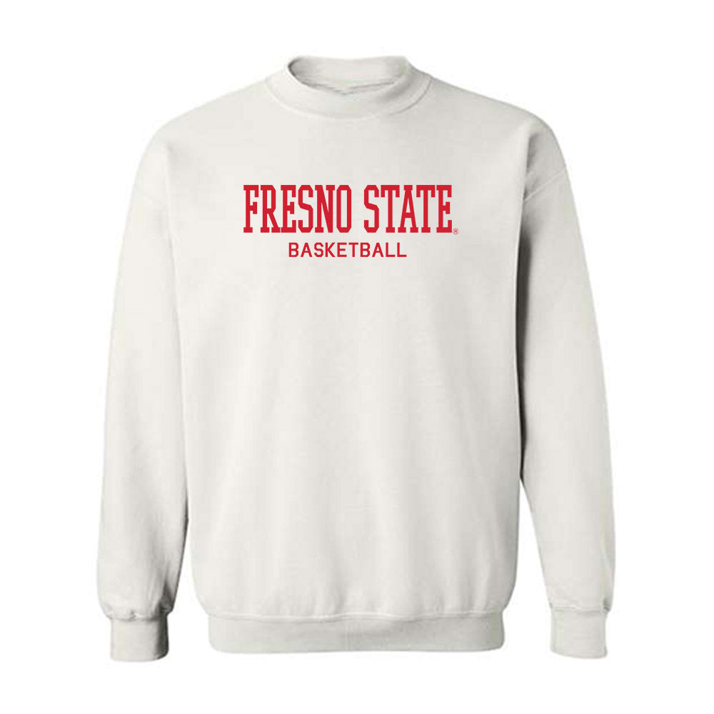 Fresno State - NCAA Women's Basketball : Emilia Long - Generic Shersey Crewneck Sweatshirt-0