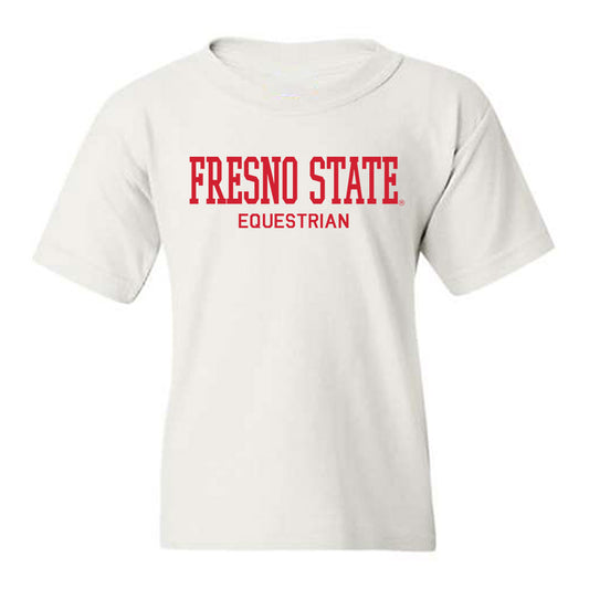 Fresno State - NCAA Equestrian : Alana Becker - Generic Shersey Youth T-Shirt-0