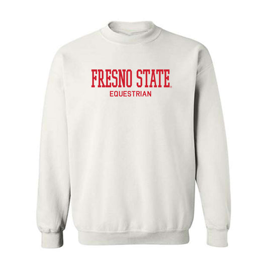Fresno State - NCAA Equestrian : Brogan Hill - Generic Shersey Crewneck Sweatshirt-0