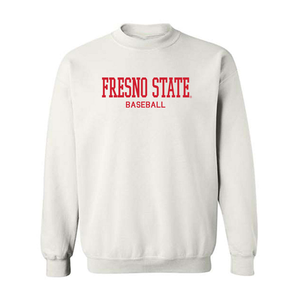 Fresno State - NCAA Baseball : Douglas Crystal - Generic Shersey Crewneck Sweatshirt-0