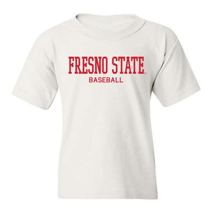 Fresno State - NCAA Baseball : Eddie Saldivar - Generic Shersey Youth T-Shirt-0