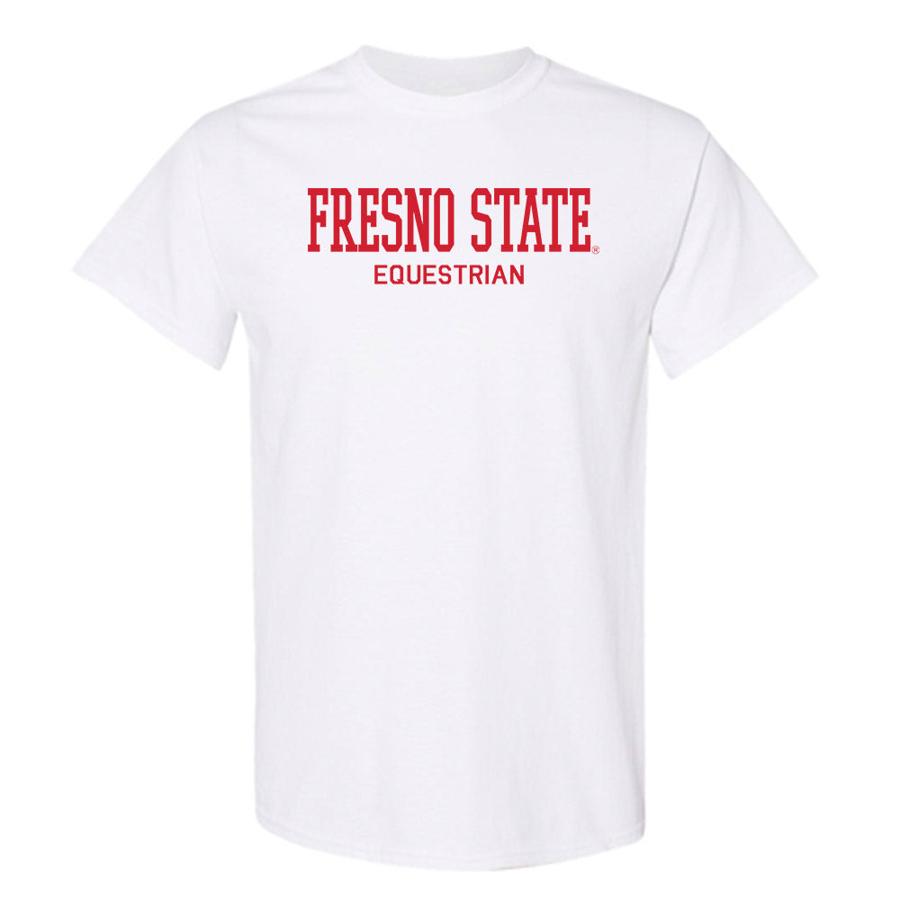 Fresno State - NCAA Equestrian : Emma Hanson - Generic Shersey T-Shirt-0