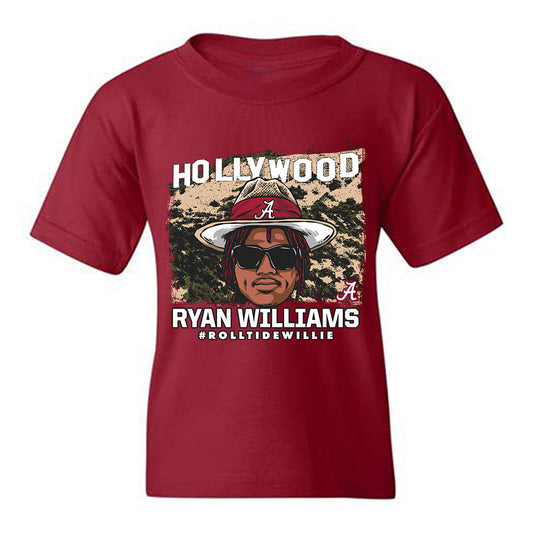 Alabama - NCAA Football : Ryan Williams - Individual Caricature Youth T-Shirt