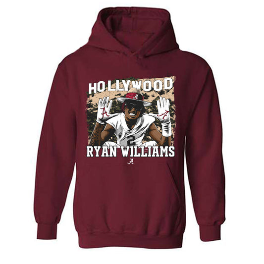 Alabama - NCAA Football : Ryan Williams - Individual Caricature Hooded Sweatshirt