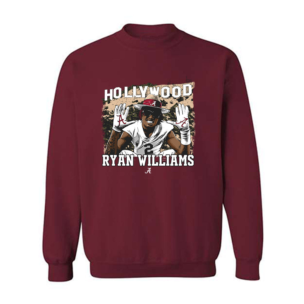 Alabama - NCAA Football : Ryan Williams - Individual Caricature Crewneck Sweatshirt