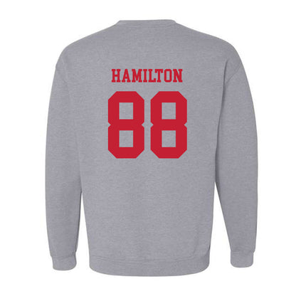 Ball State - NCAA Football : Donovan Hamilton - Classic Shersey Crewneck Sweatshirt-1