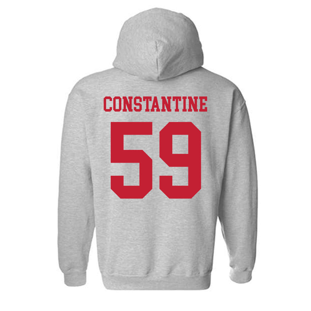 Ball State - NCAA Football : Jackson Constantine - Classic Shersey Hooded Sweatshirt-1
