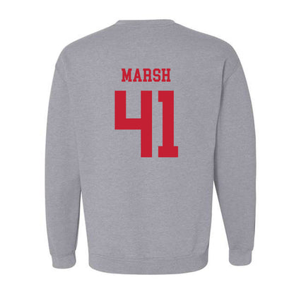 Ball State - NCAA Football : Ben Marsh - Classic Shersey Crewneck Sweatshirt-1