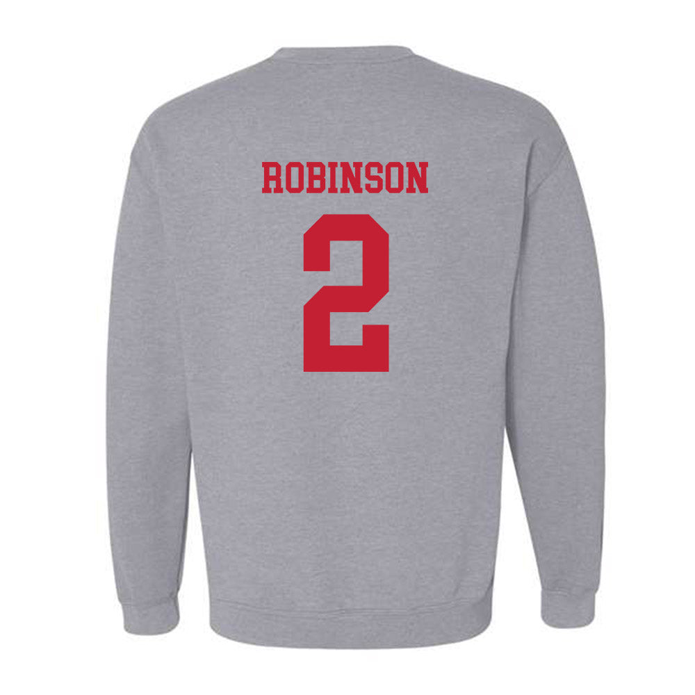 Ball State - NCAA Football : Ty Robinson - Classic Shersey Crewneck Sweatshirt-1