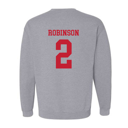 Ball State - NCAA Football : Ty Robinson - Classic Shersey Crewneck Sweatshirt-1
