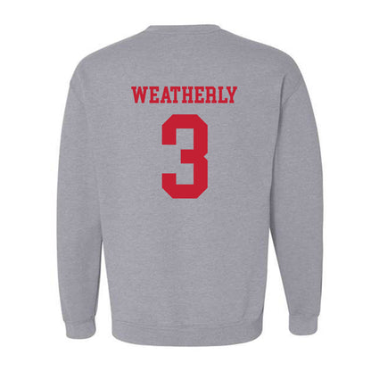 Ball State - NCAA Football : Eric Weatherly - Classic Shersey Crewneck Sweatshirt-1
