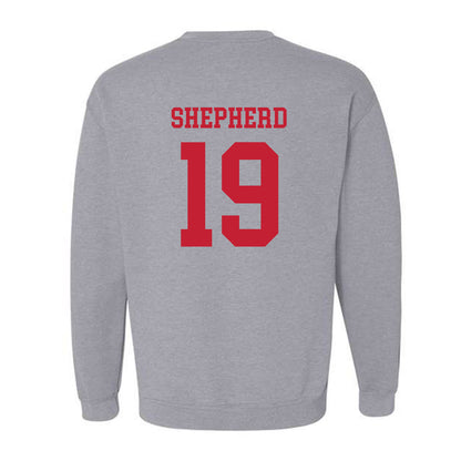 Ball State - NCAA Football : Deondre Shepherd - Classic Shersey Crewneck Sweatshirt-1