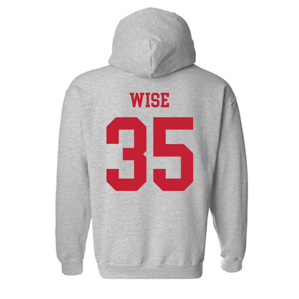 Ball State - NCAA Baseball : Cole Wise - Classic Shersey Hooded Sweatshirt