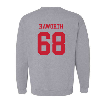 Ball State - NCAA Football : Grant Haworth - Classic Shersey Crewneck Sweatshirt-1