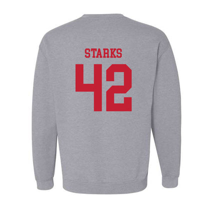 Ball State - NCAA Football : Layton Starks - Classic Shersey Crewneck Sweatshirt-1
