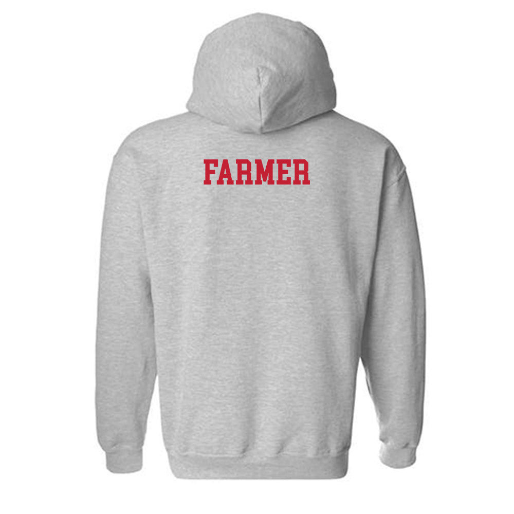 Ball State - NCAA Men's Swimming & Diving : Ryan Farmer - Classic Shersey Hooded Sweatshirt-1