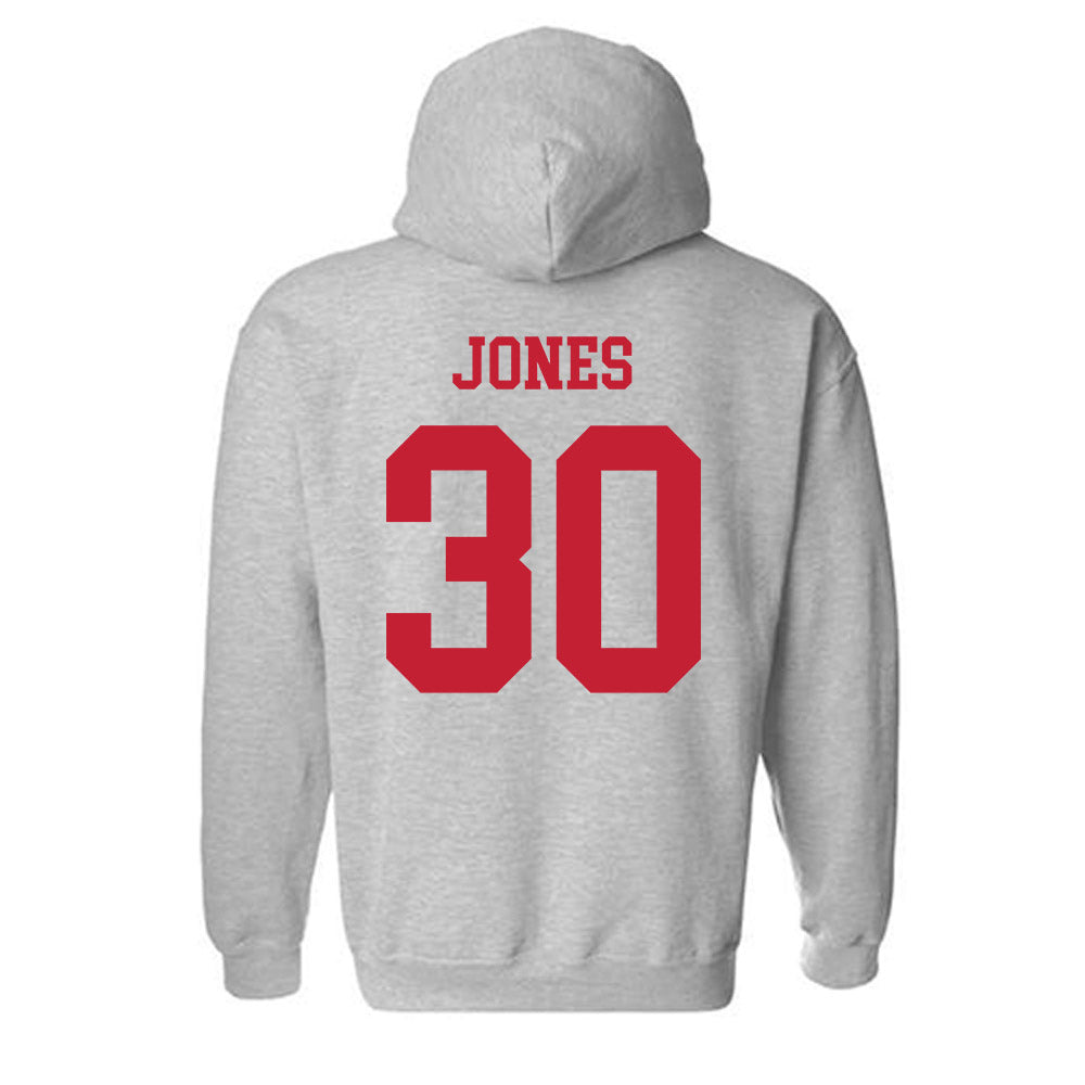 Ball State - NCAA Football : Jalon Jones - Classic Shersey Hooded Sweatshirt-1
