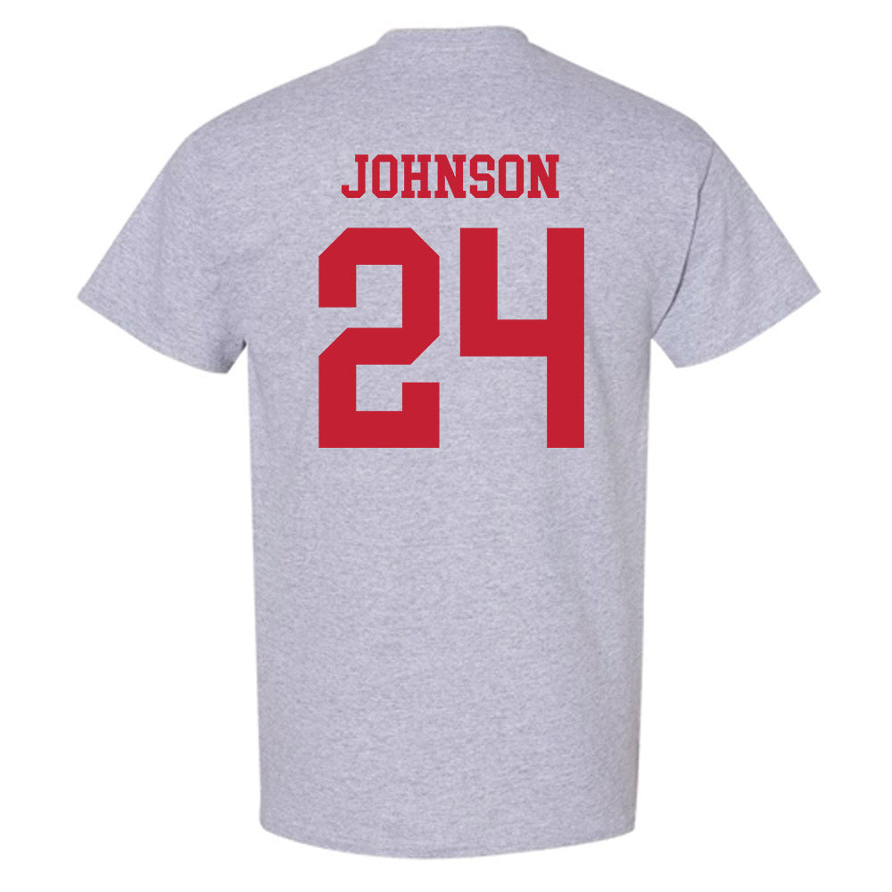Ball State - NCAA Baseball : Keegan Johnson - Classic Shersey T-Shirt-1