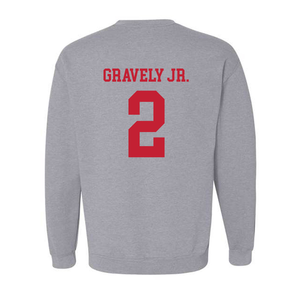 Ball State - NCAA Football : Michael Gravely Jr. - Classic Shersey Crewneck Sweatshirt-1